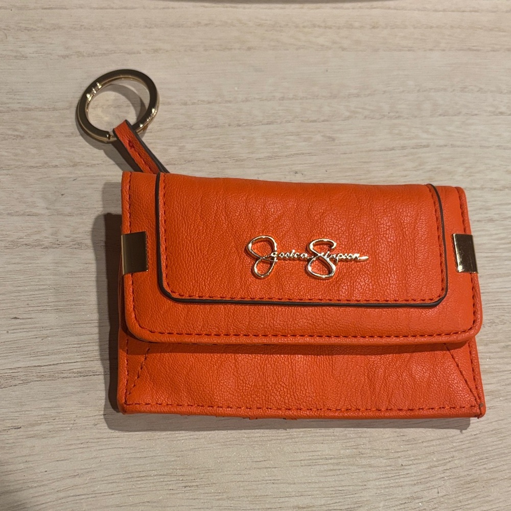 Jessica Simpson Vibrant Orange Key Holder